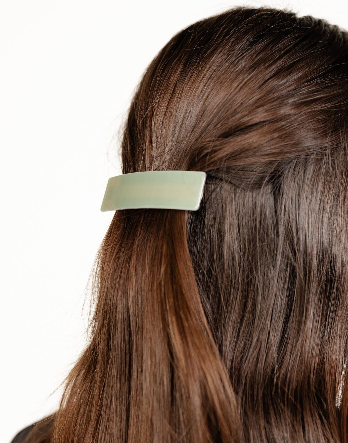 Sansa Hair Clip (Meadow) | CHARCOAL Exclusive - Rectangular Barette Hair Clip - Women's Accessories - Charcoal Clothing