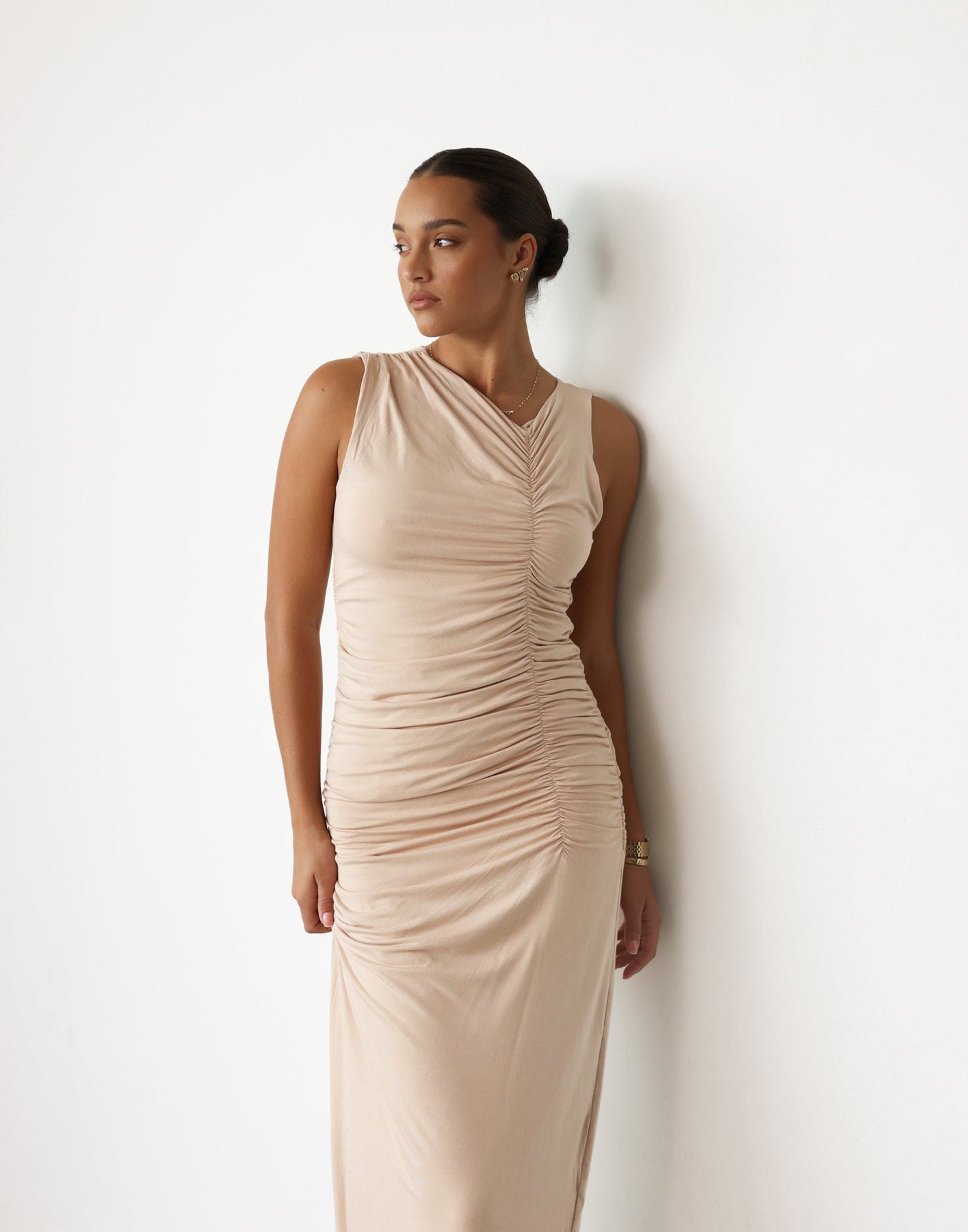 Collective Dress - Everleigh Maxi Dress (Beige)
                Add to wishlist secondary image