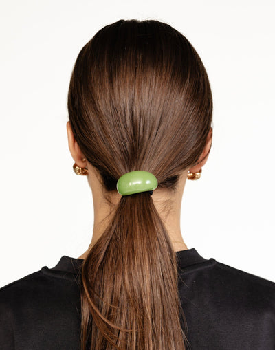 Dianne Hair Tie (Matcha) | CHARCOAL Exclusive - Charm Detail Hair Tie - Women's Accessories - Charcoal Clothing