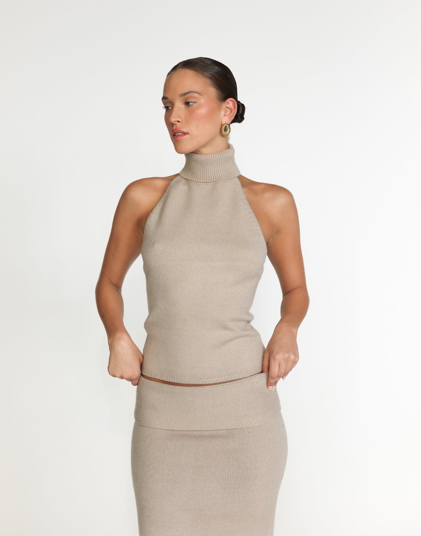 Ninette Top (Latte) | CHARCOAL Exclusive - - Women's Top - Charcoal Clothing