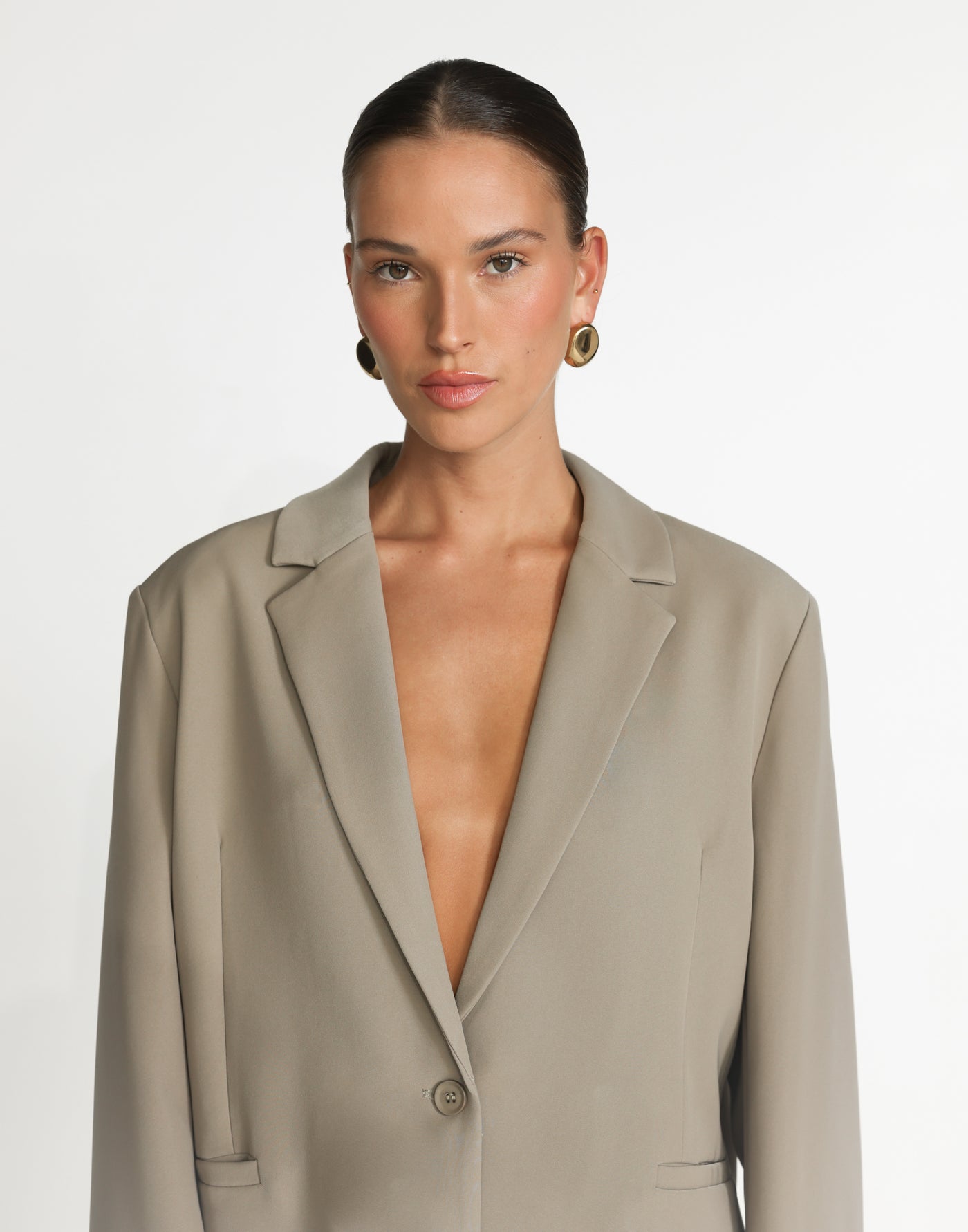 Ashwood Blazer (Dusty Sage) | CHARCOAL Exclusive - - Women's Top - Charcoal Clothing