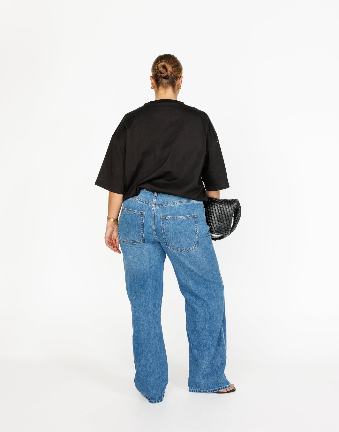 Easton Jeans (Mid Wash) - Mid Wash Denim Low Rise Jeans - Women's Pants - Charcoal Clothing