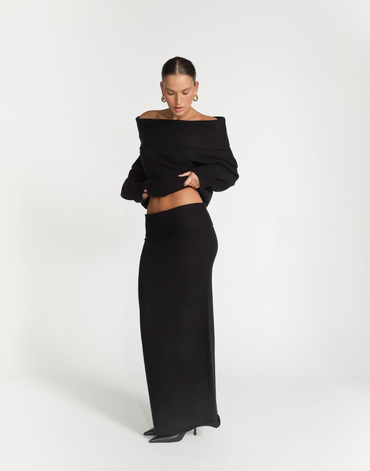 Seline Maxi Skirt (Black) | CHARCOAL Exclusive - - Women's Skirt - Charcoal Clothing