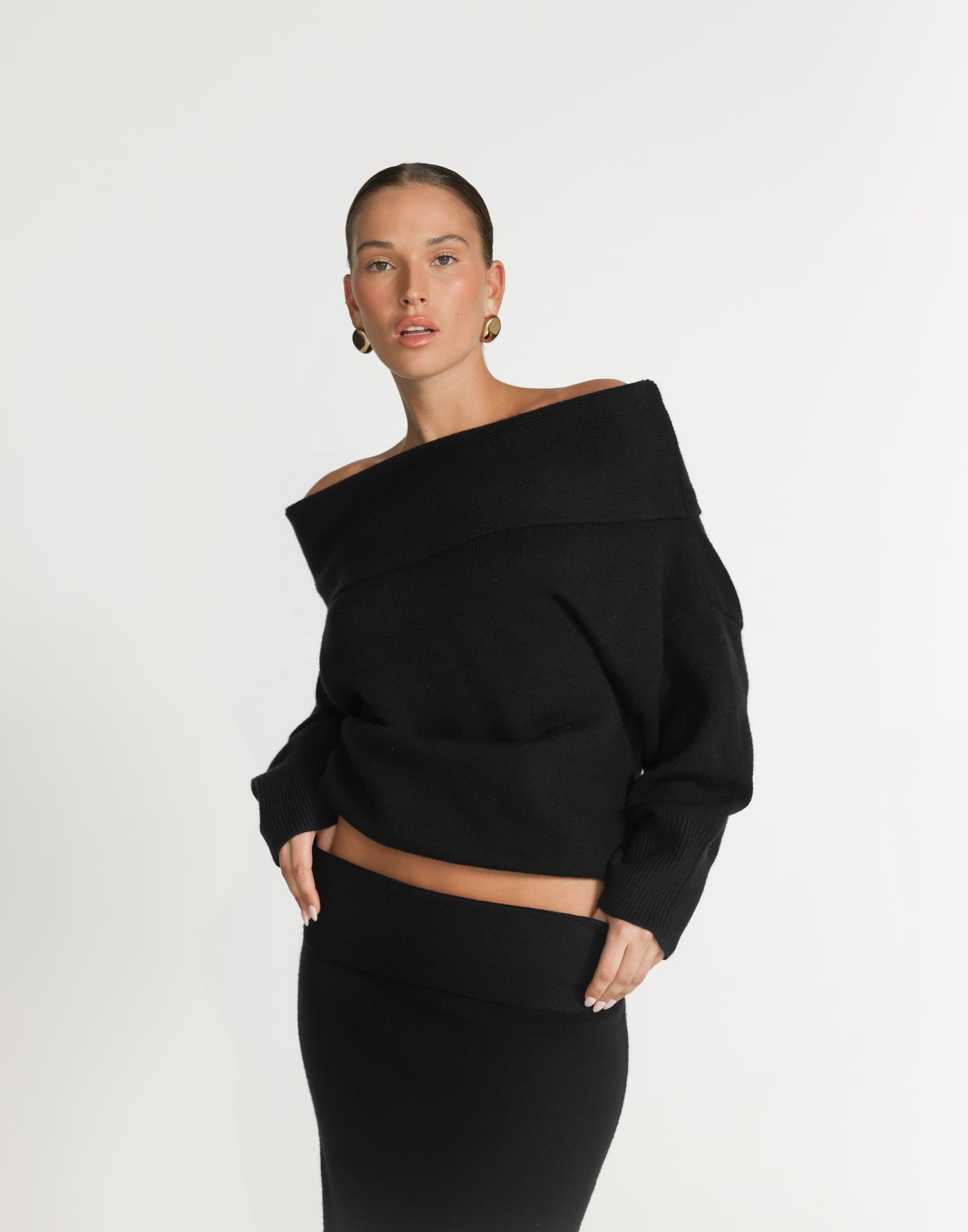 Sabine Jumper (Black) | CHARCOAL Exclusive - - Women's Top - Charcoal Clothing