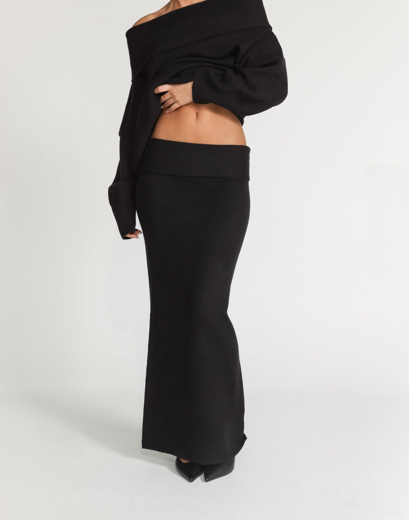 Seline Maxi Skirt (Black) | CHARCOAL Exclusive - - Women's Skirt - Charcoal Clothing