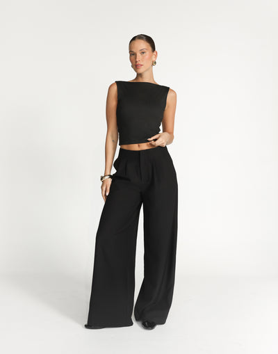 Bethany Pants (Black) | CHARCOAL Exclusive - - Women's Pants - Charcoal Clothing