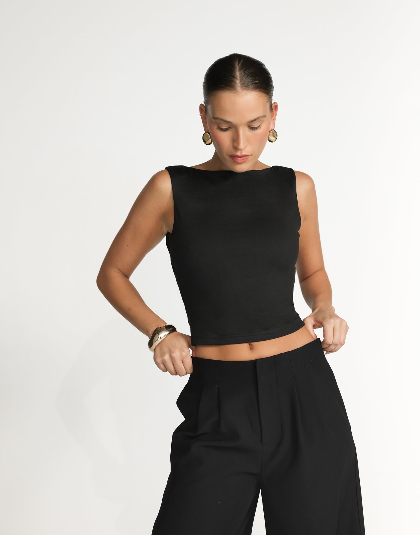 Romina Top (Black) | CHARCOAL Exclusive - - Women's Top - Charcoal Clothing