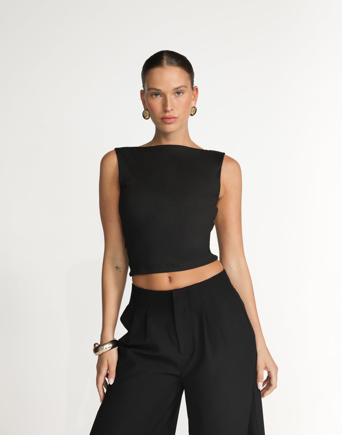 Romina Top (Black) | CHARCOAL Exclusive - - Women's Top - Charcoal Clothing