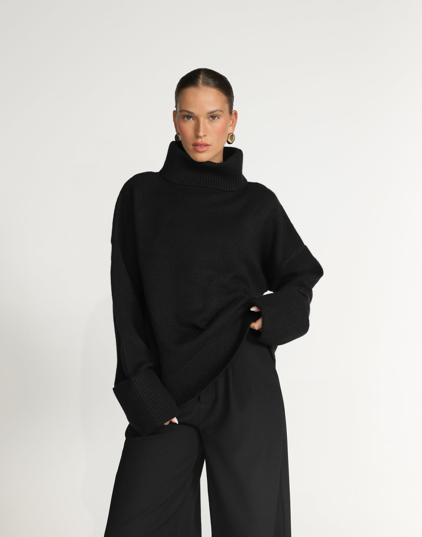 Amberly Jumper (Black) | CHARCOAL Exclusive - - Women's Top - Charcoal Clothing