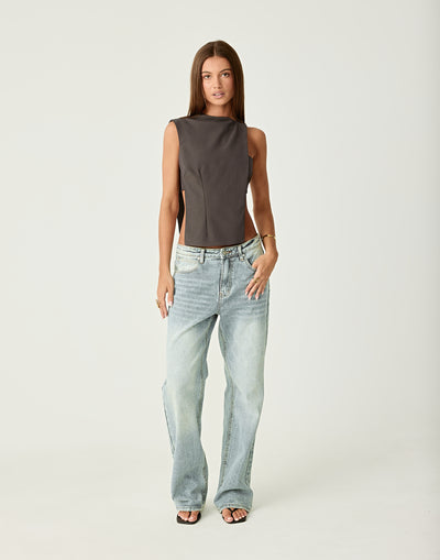  - Women's Top - Charcoal Clothing