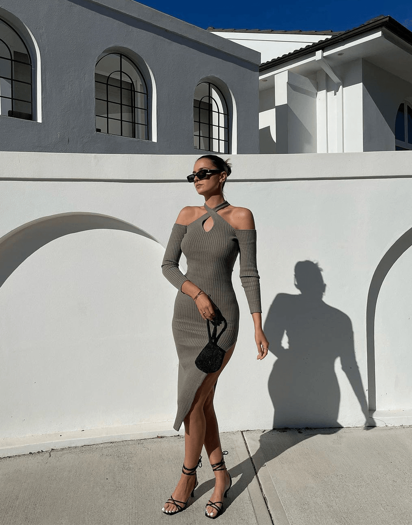 Collective Dress - Arielle Midi Dress (Khaki)
                Add to wishlist secondary image