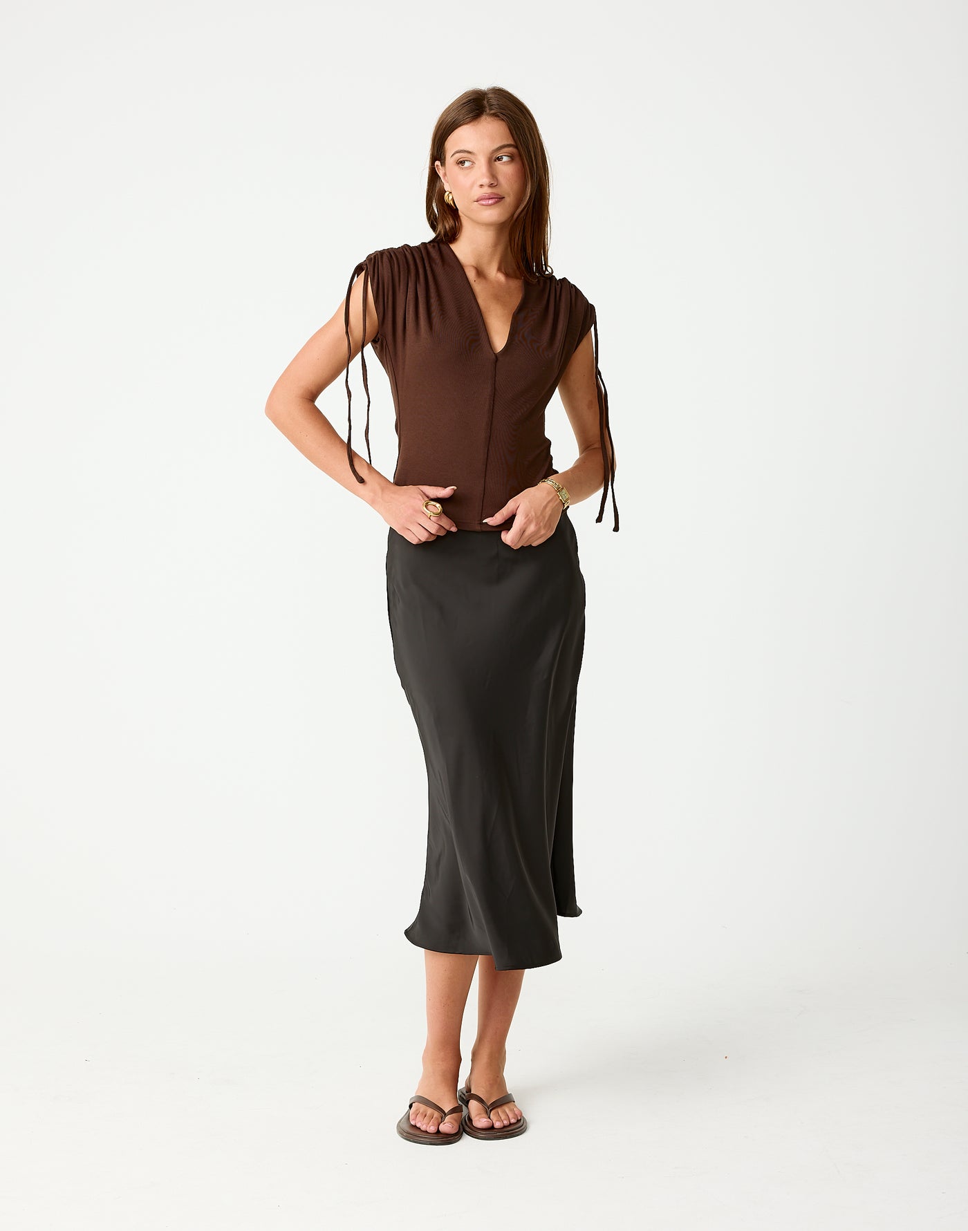  - Women's Top - Charcoal Clothing