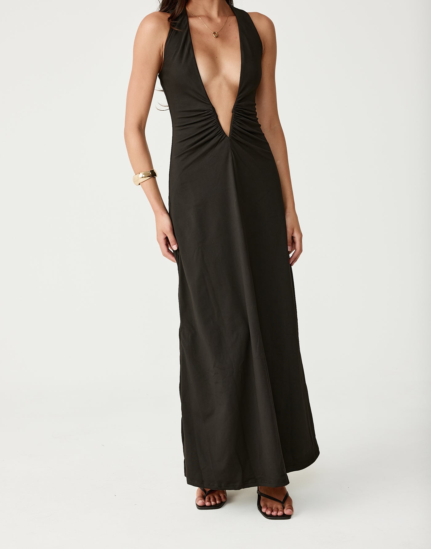  - Women's Dress - Charcoal Clothing