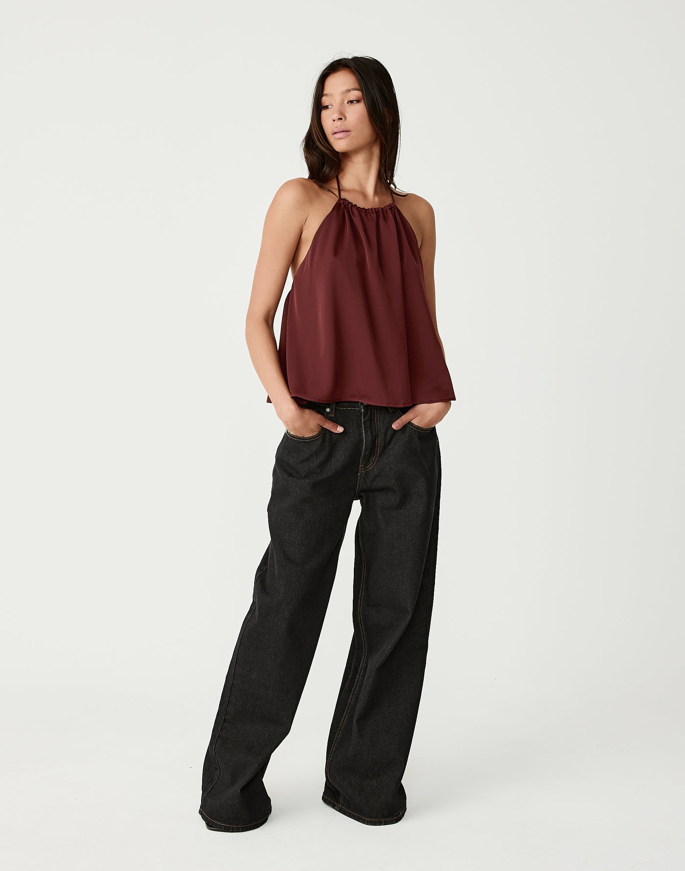  - Women's Top - Charcoal Clothing