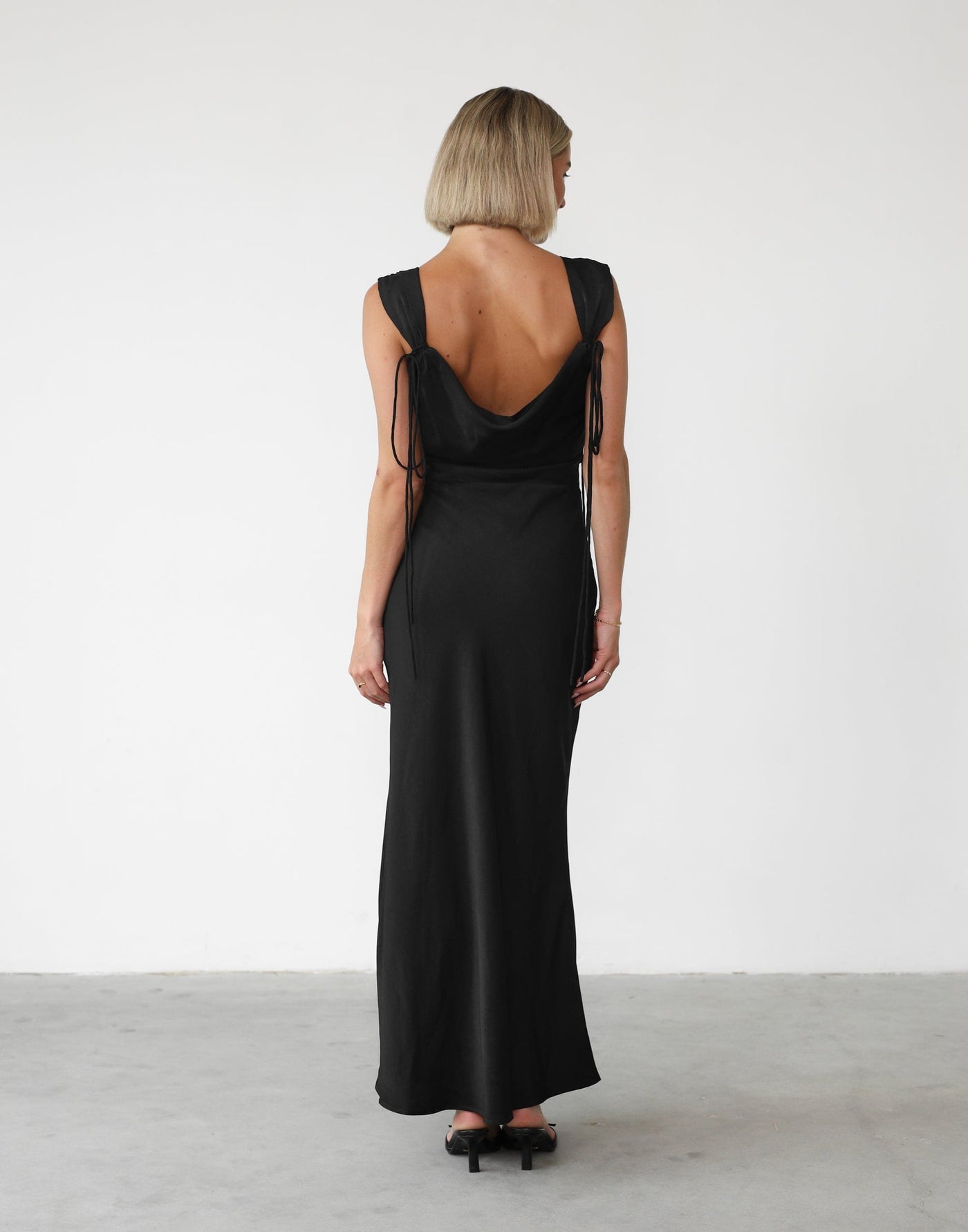 Pichola Maxi Dress (Black) - Black Maxi Dress - Women's Dress - Charcoal Clothing