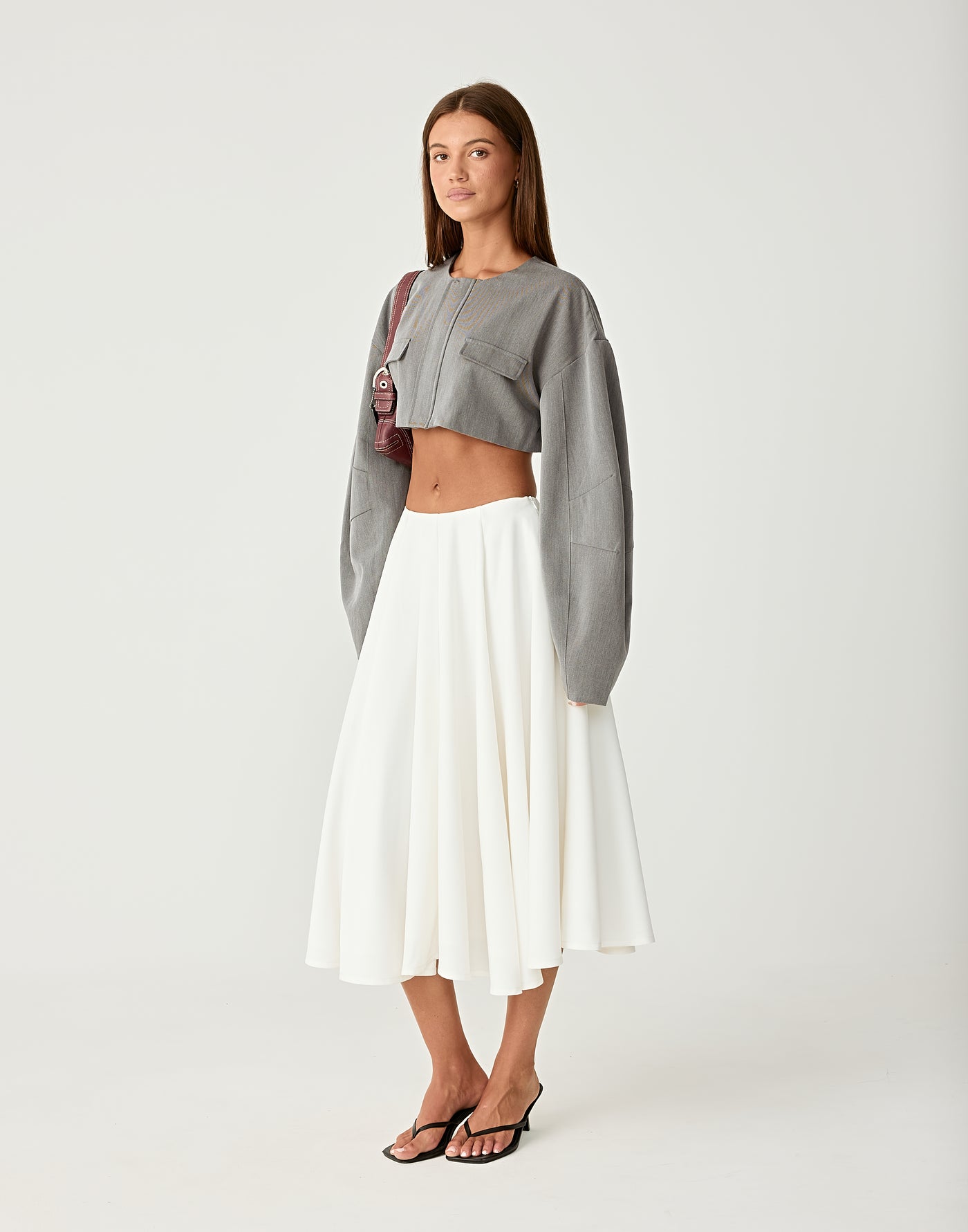  - Women's Top - Charcoal Clothing