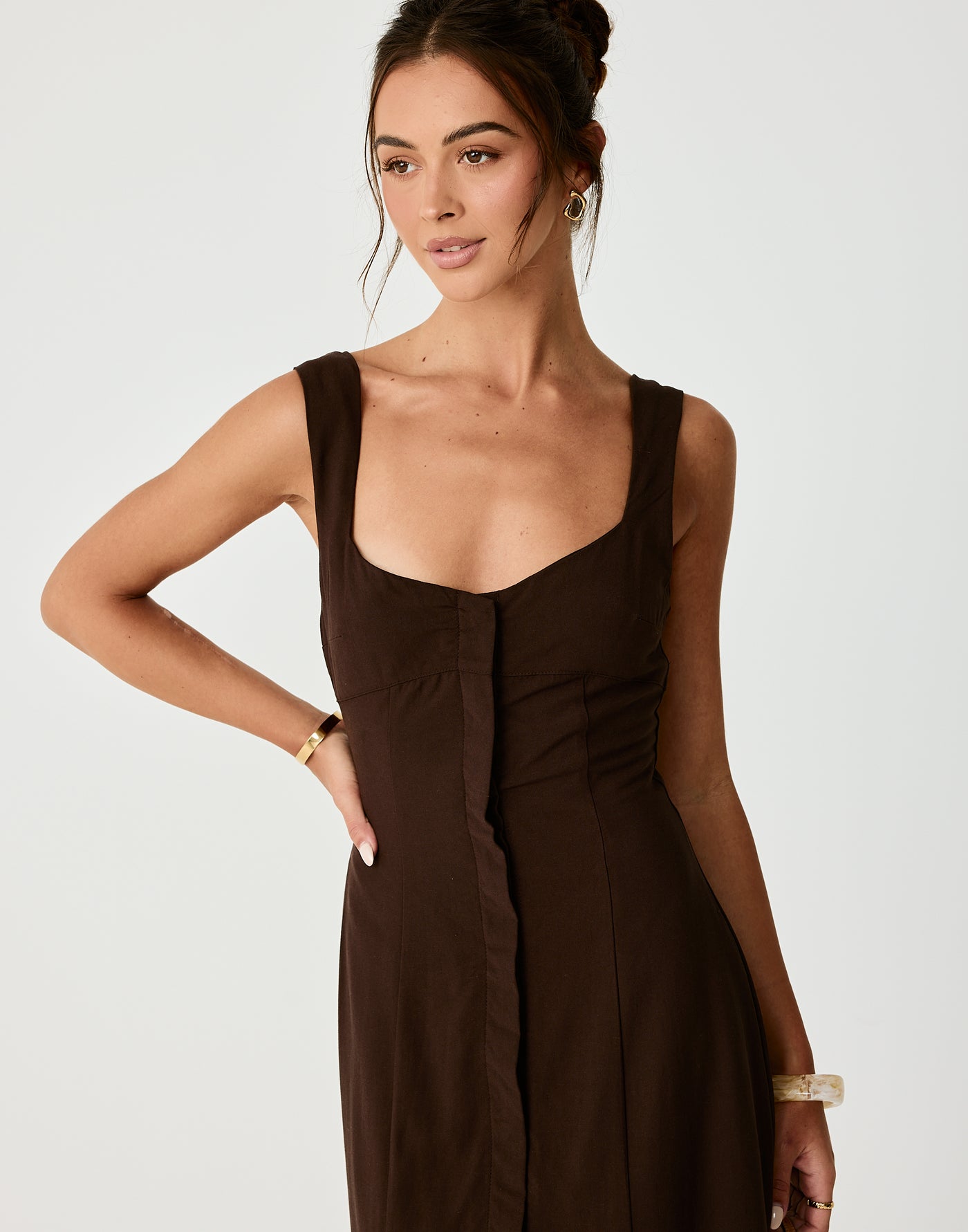  - Women's Dress - Charcoal Clothing