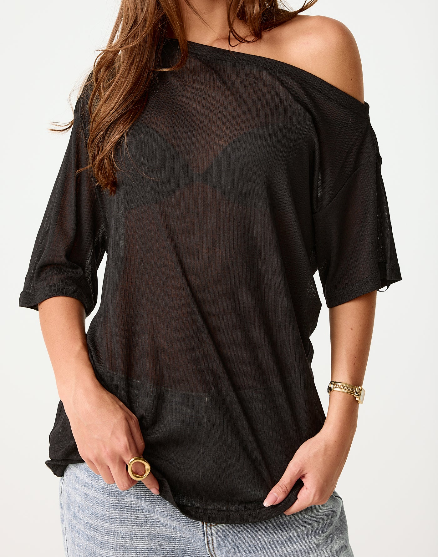  - Women's Top - Charcoal Clothing