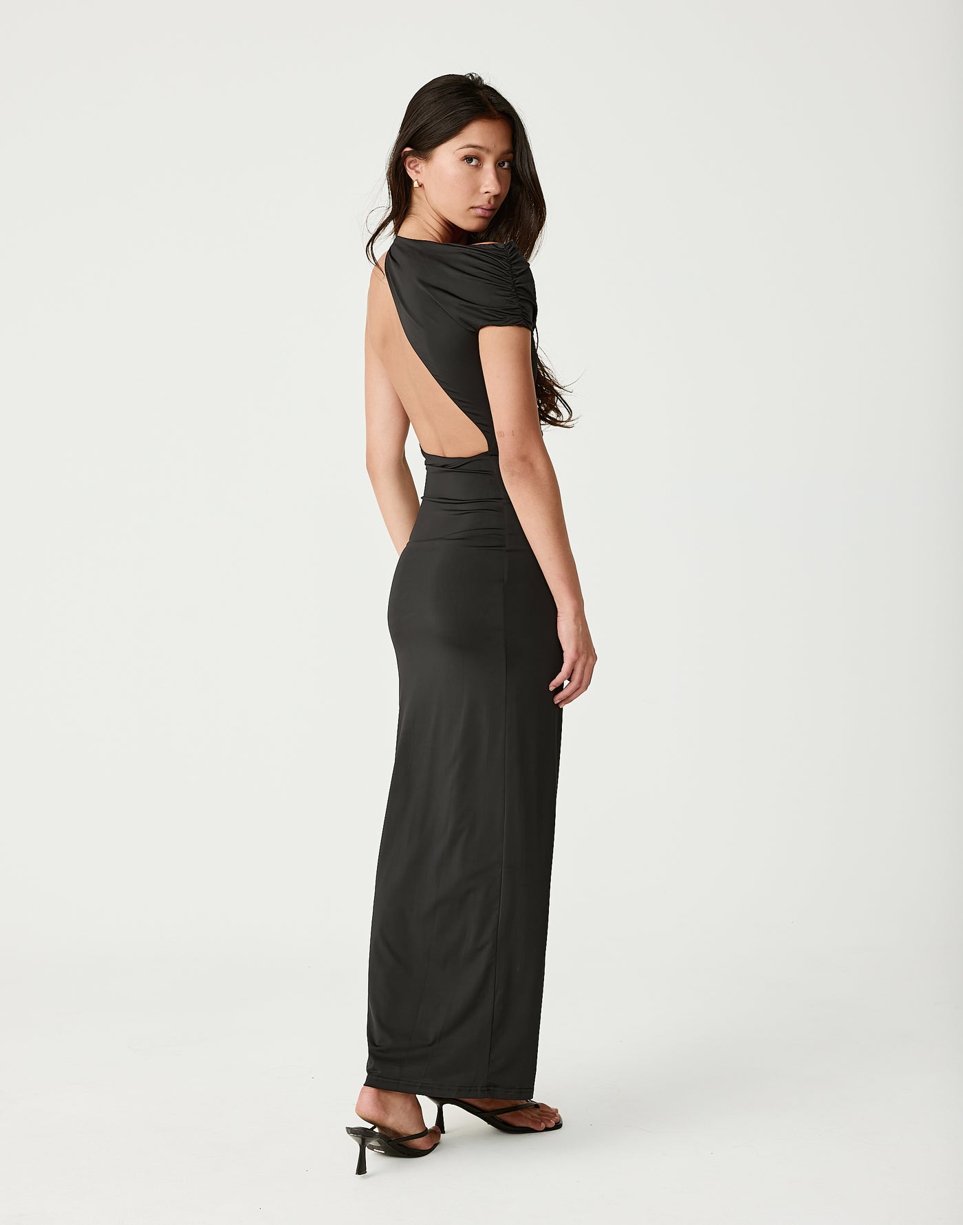  - Women's Dress - Charcoal Clothing