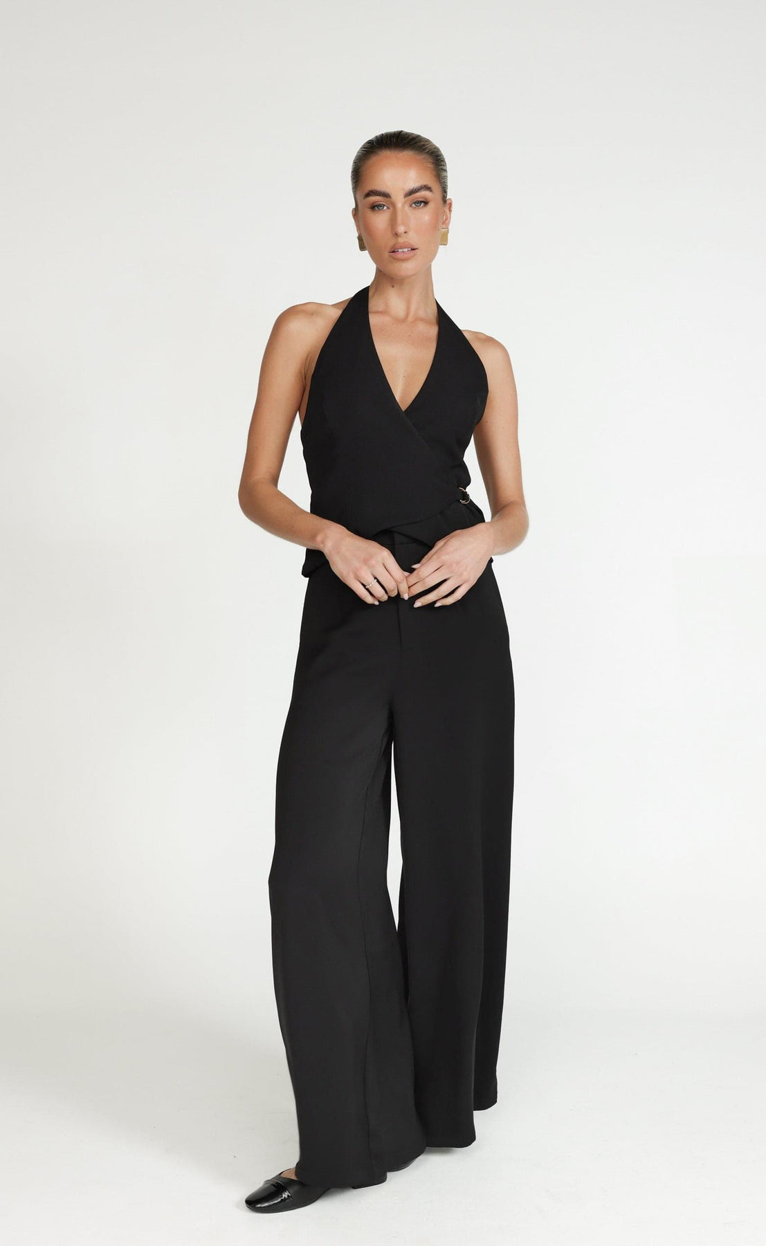 Malika Off-Shoulder Top - Brown