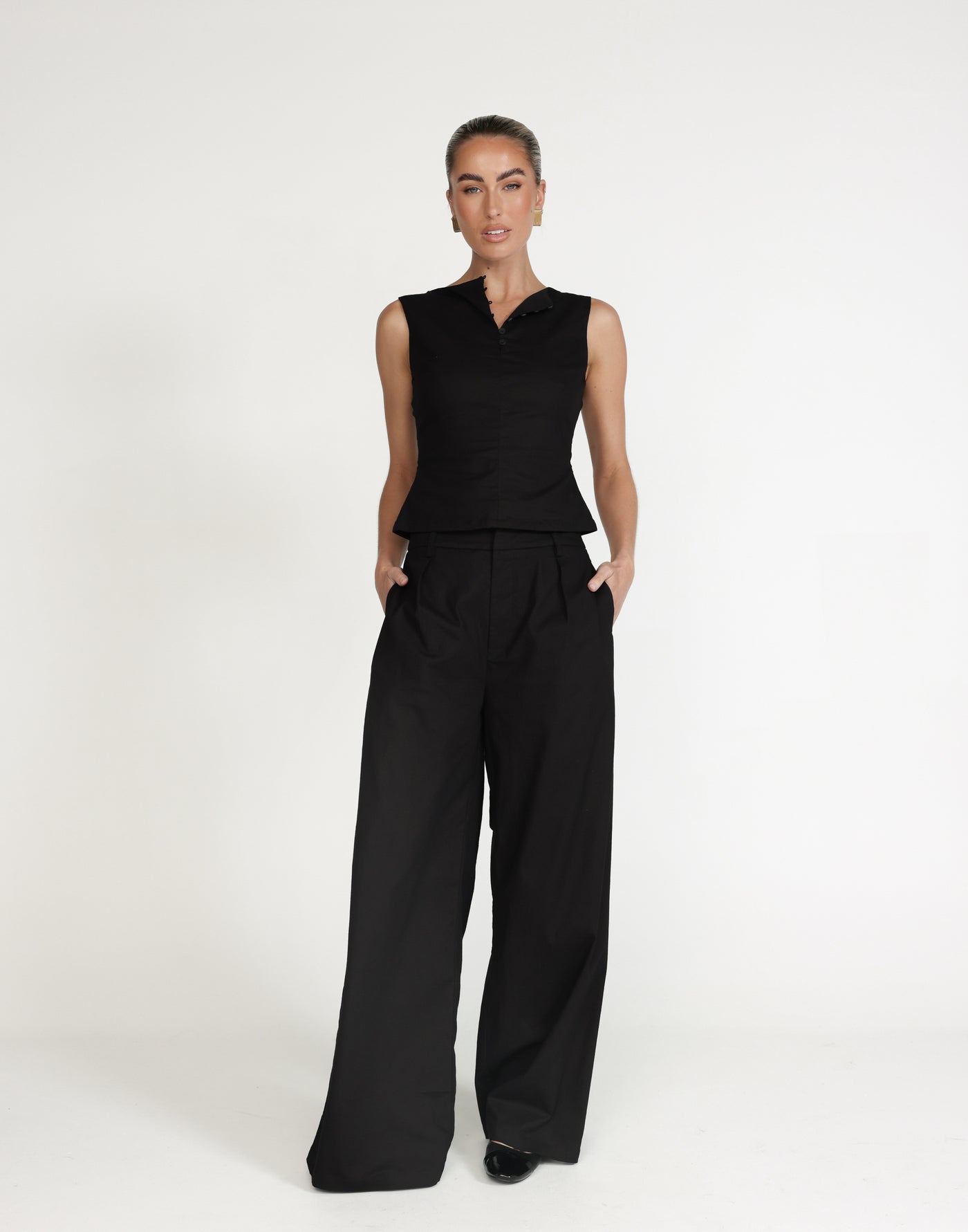 Yasmina Pants (Black) | CHARCOAL Exclusive - - Women's Pants - Charcoal Clothing