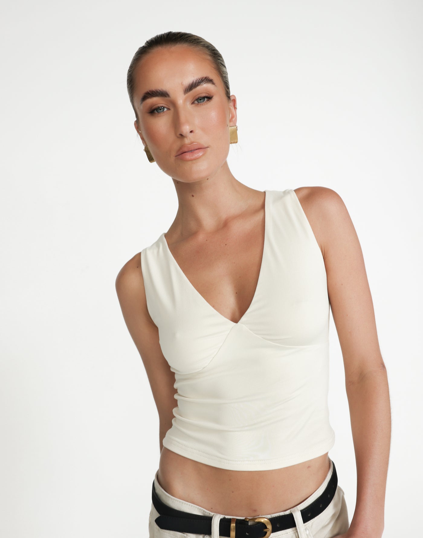 Zira Top (Oat) | CHARCOAL Exclusive - - Women's Top - Charcoal Clothing