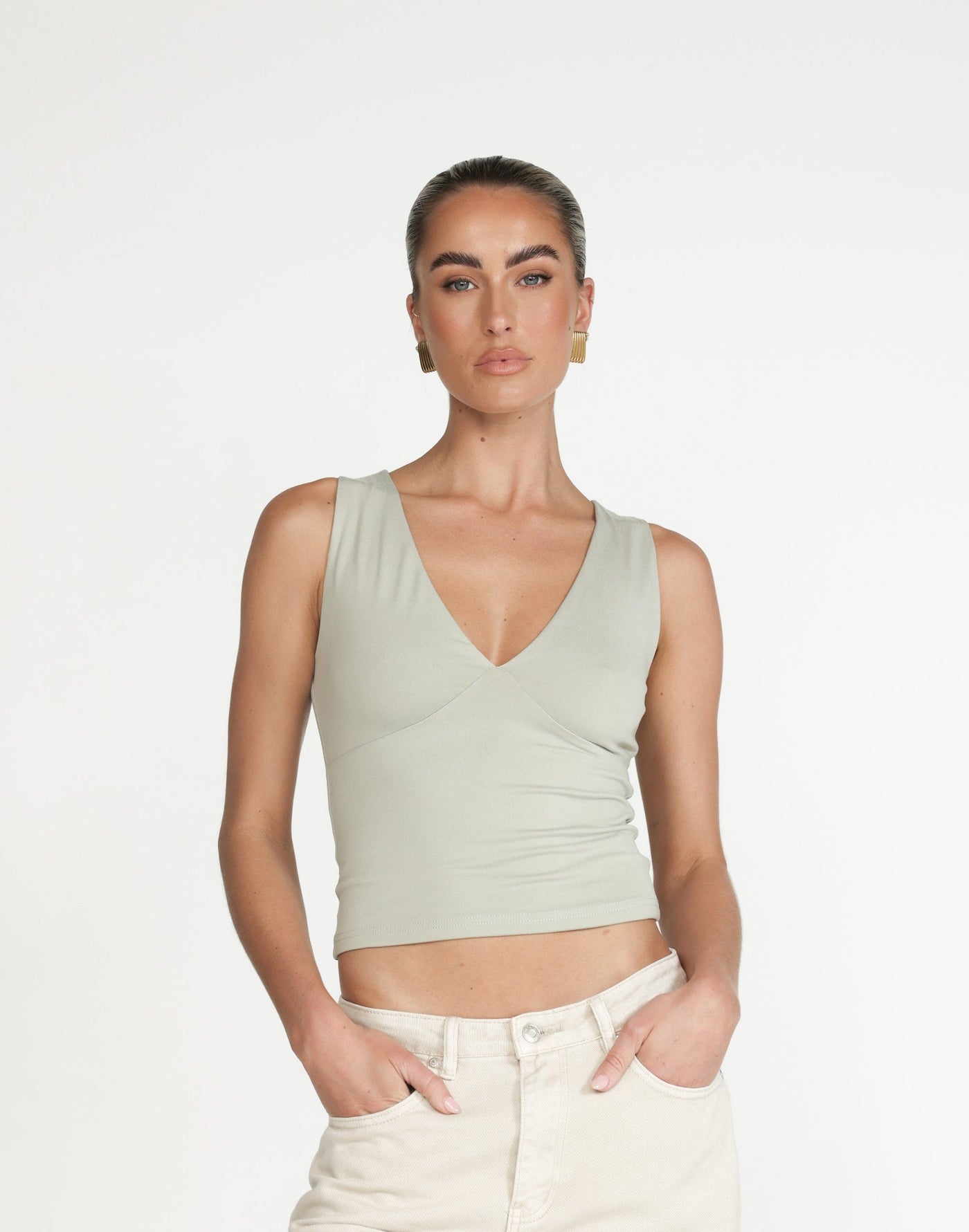 Zira Top (Seagrass) | CHARCOAL Exclusive - - Women's Top - Charcoal Clothing