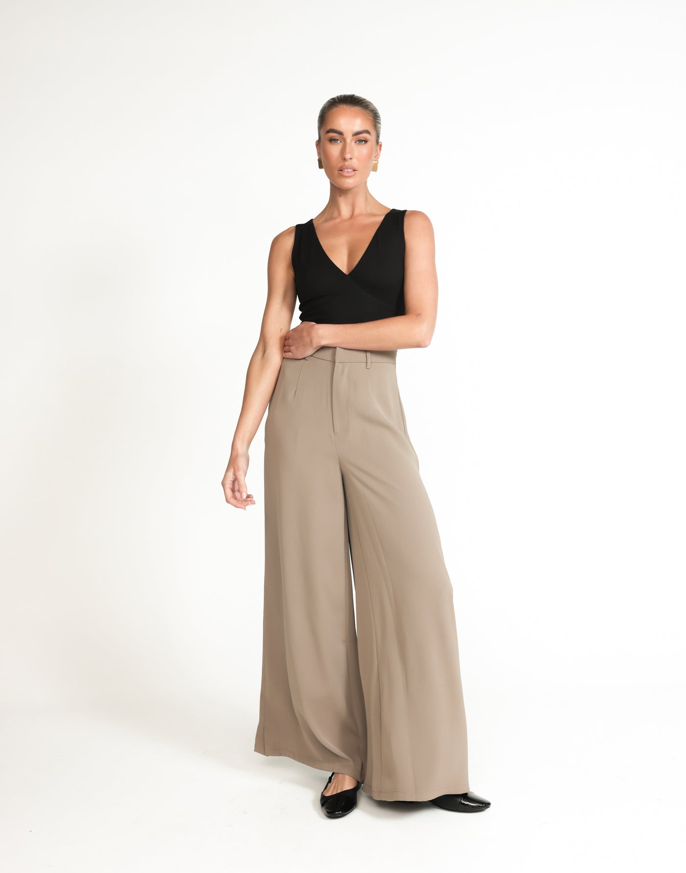 Rima Pants (Mushroom) | CHARCOAL Exclusive - - Women's Pants - Charcoal Clothing