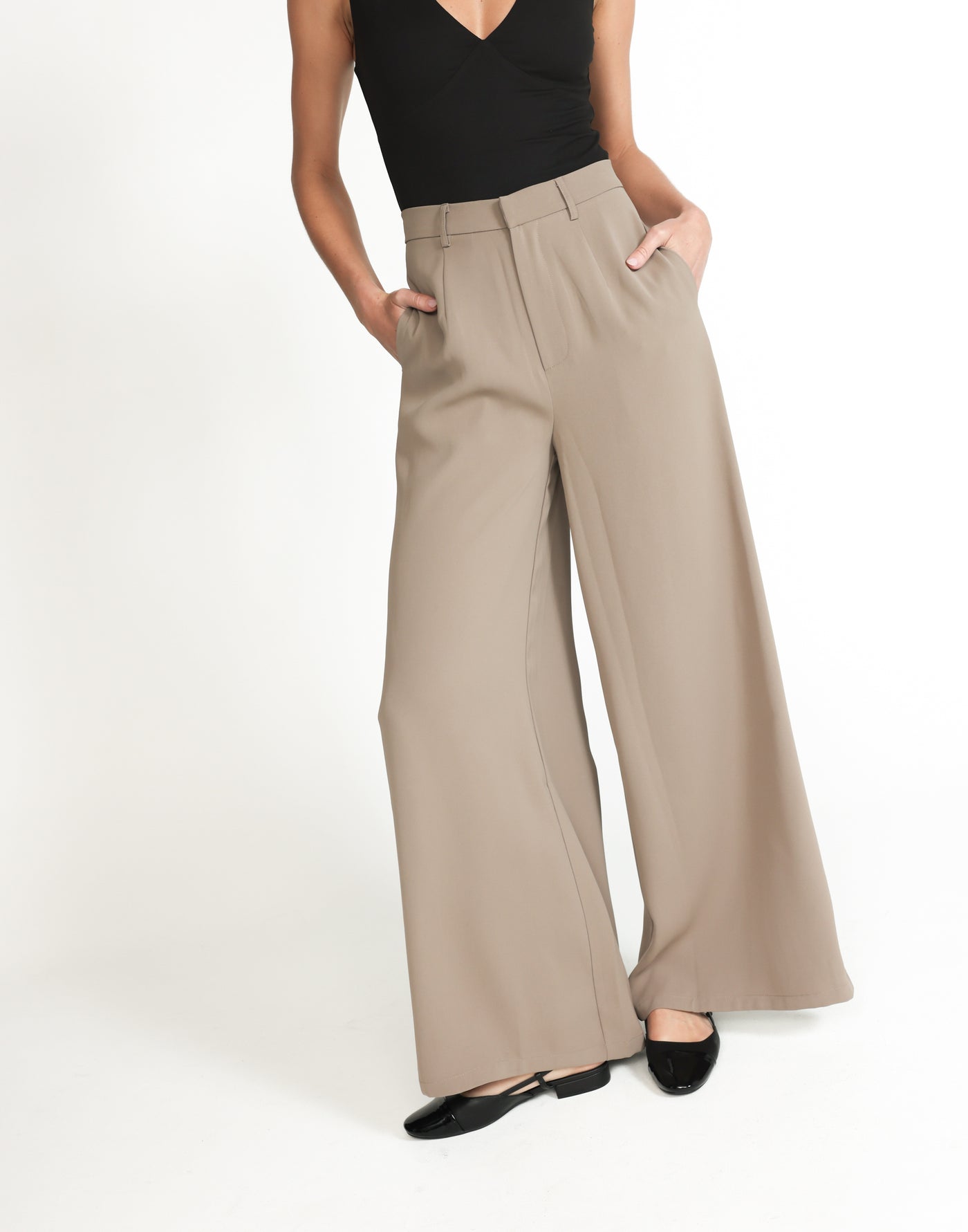 Rima Pants (Mushroom) | CHARCOAL Exclusive - - Women's Pants - Charcoal Clothing