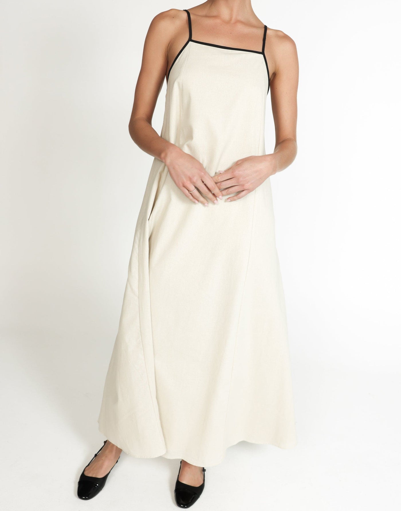 Fiona Maxi Dress (Beige) - - Women's Dress - Charcoal Clothing