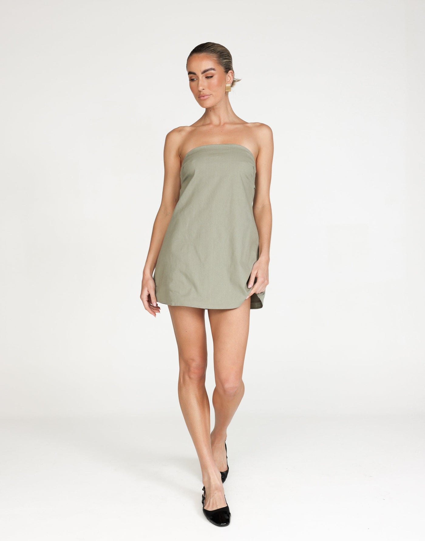 Hati Mini Dress (Seagrass) | CHARCOAL Exclusive - - Women's Dress - Charcoal Clothing