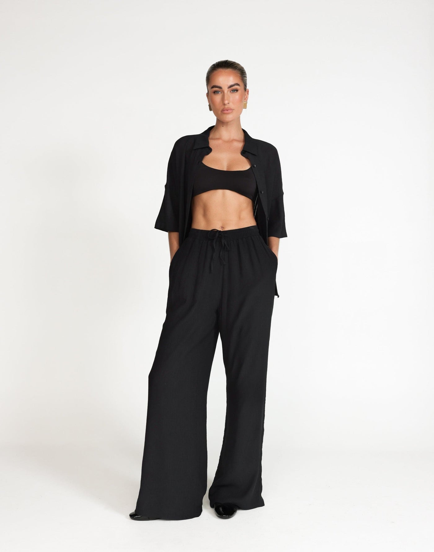 Niesha Pants (Black) | CHARCOAL Exclusive - - Women's Pants - Charcoal Clothing