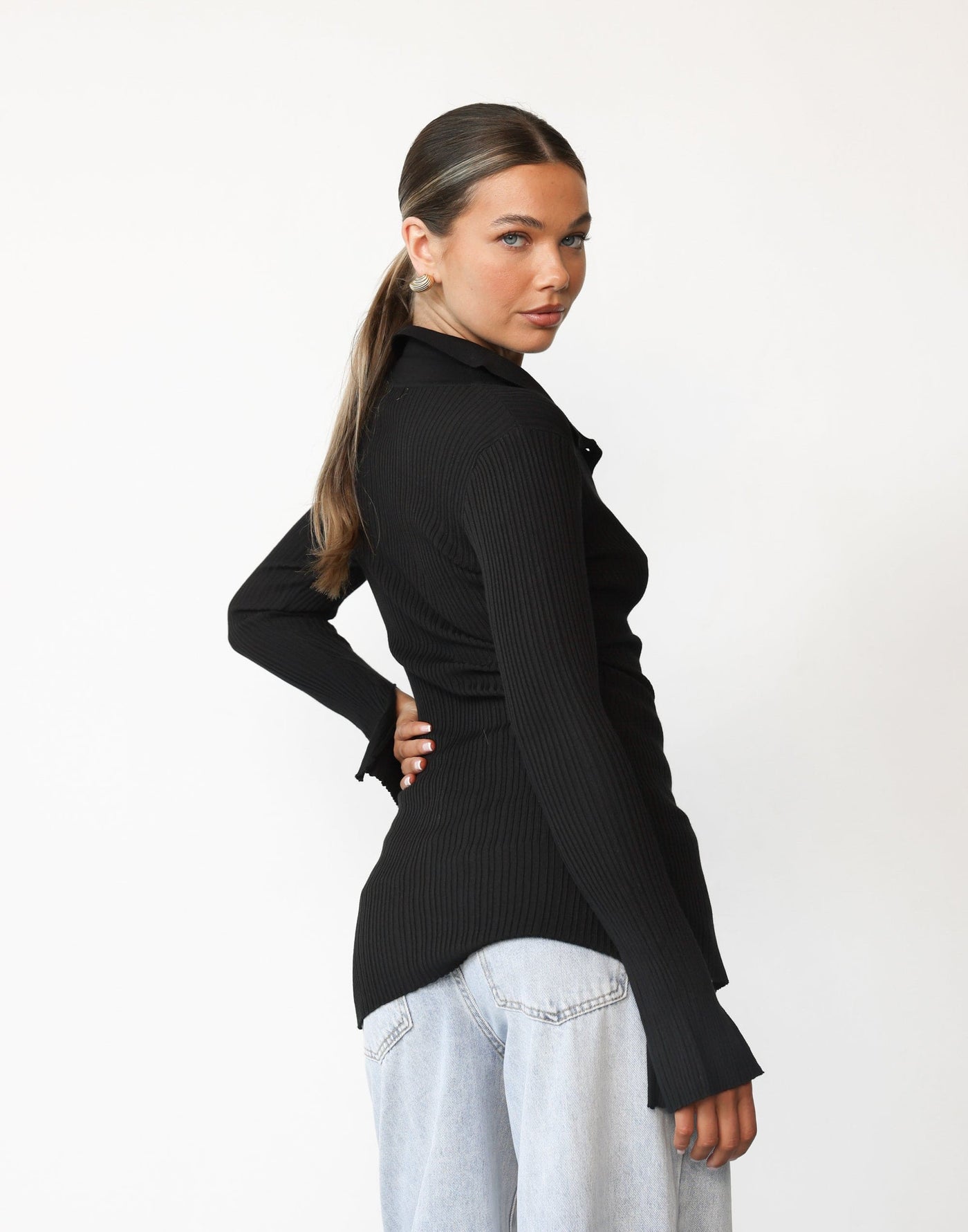 Theodore Top (Black) - - Women's Top - Charcoal Clothing