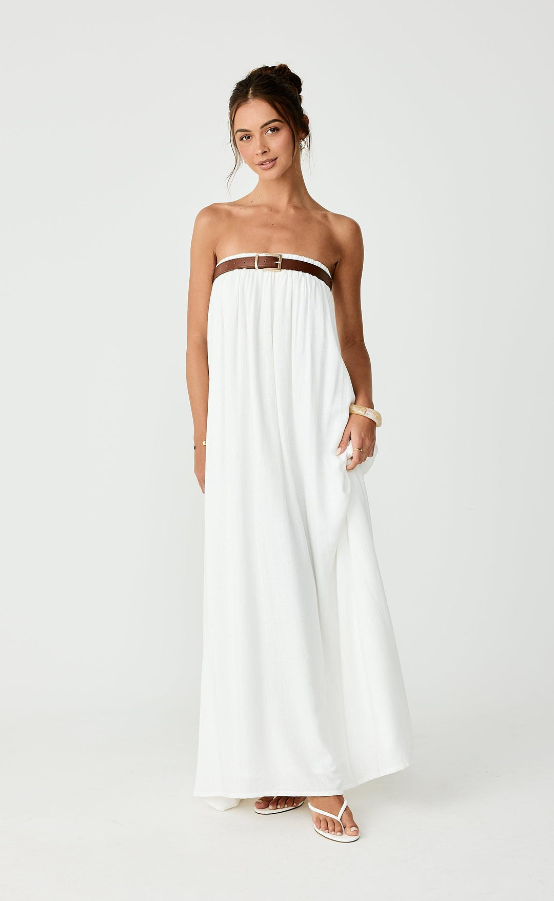 Garden Party Maxi Dress (Off White) – CHARCOAL