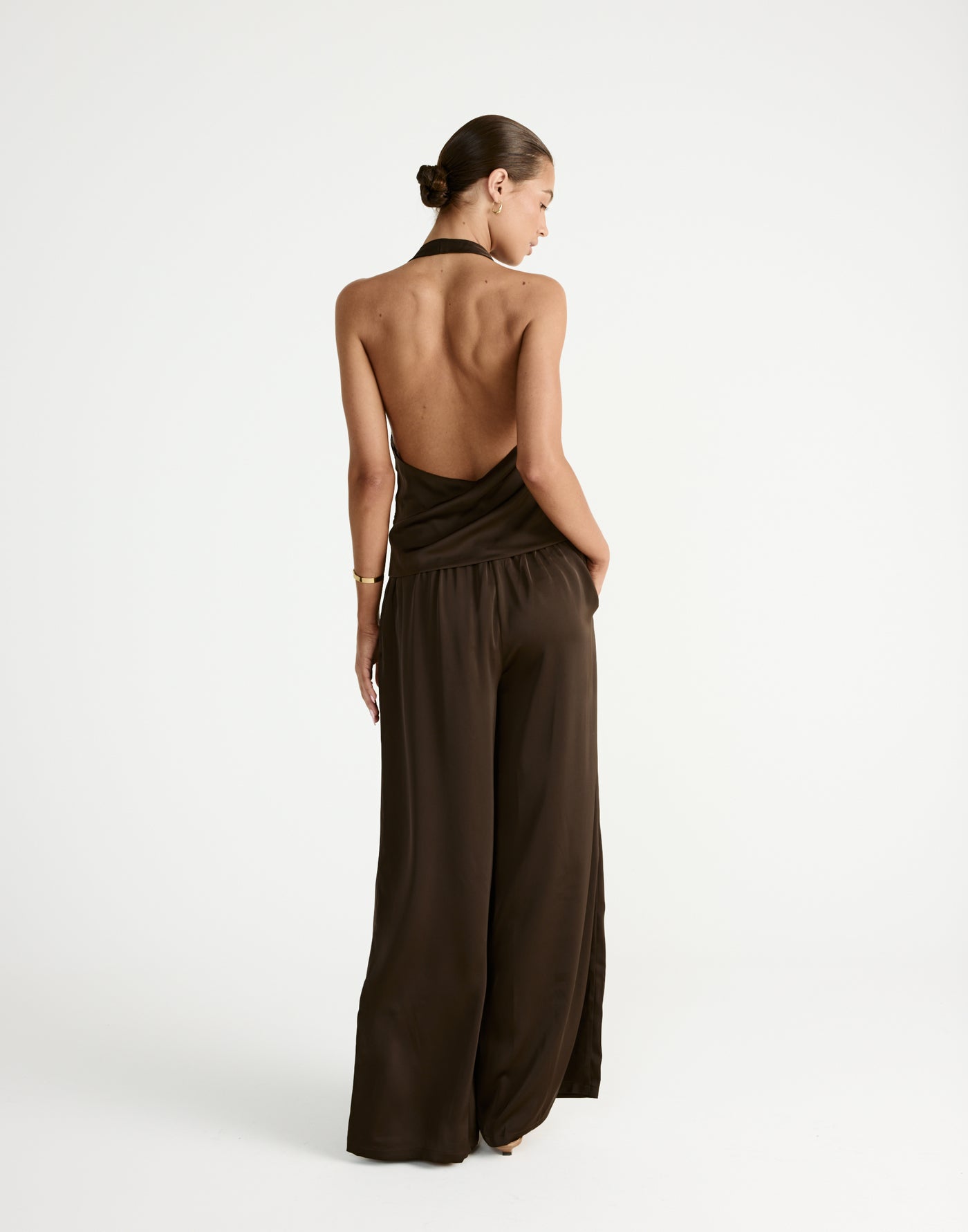 Belinda Top (Chocolate) | By CHARCOAL - - Women's Top - Charcoal Clothing