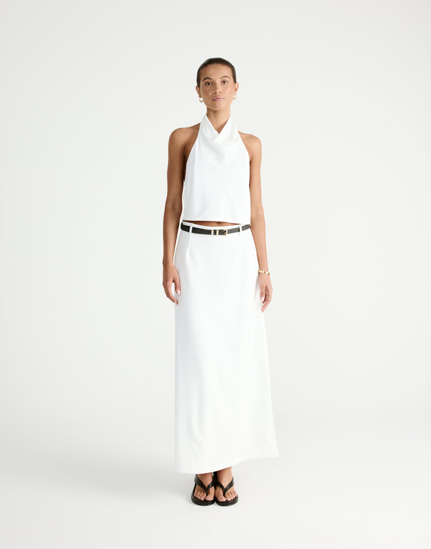 Flynn Top (Off White) - CHARCOAL Exclusive - - Women's Top - Charcoal Clothing