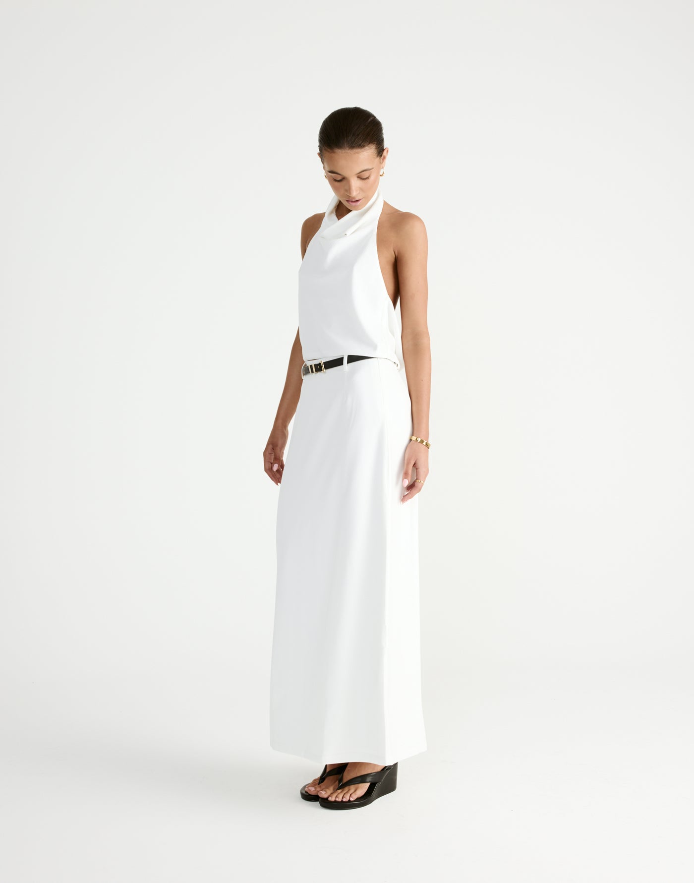 Flynn Top (Off White) - CHARCOAL Exclusive - - Women's Top - Charcoal Clothing