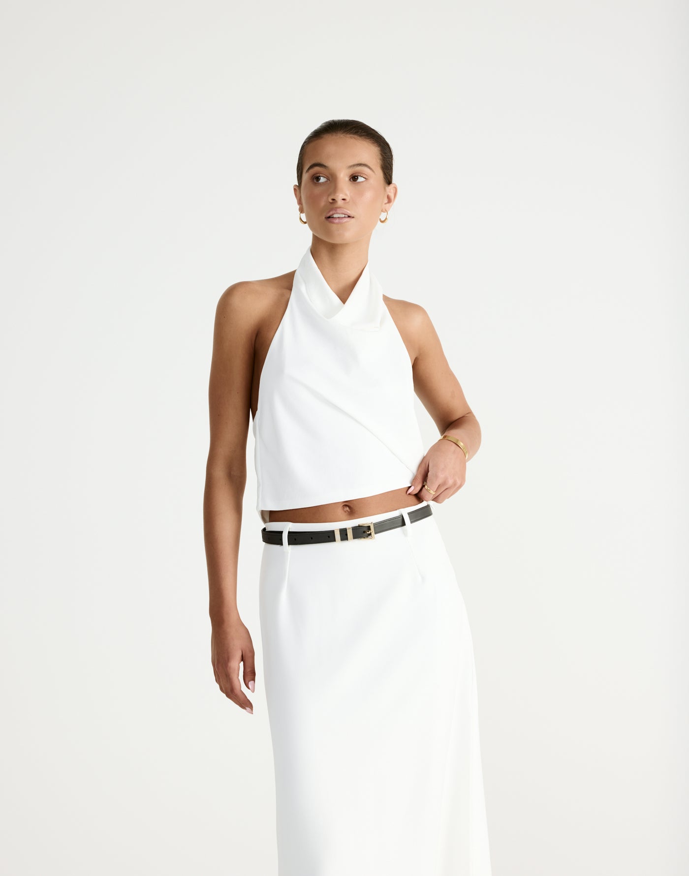 Flynn Top (Off White) - CHARCOAL Exclusive - - Women's Top - Charcoal Clothing