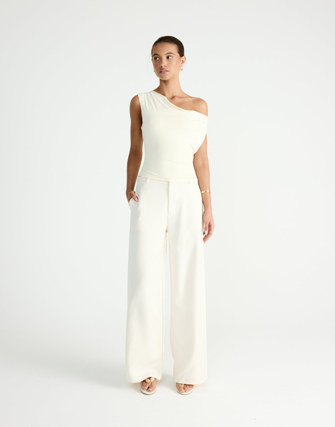 Granger Top (Cream) - CHARCOAL Exclusive - - Women's Top - Charcoal Clothing