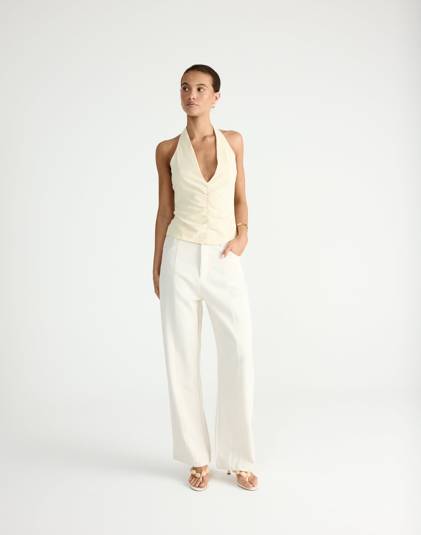 Shai Top (Butter) | CHARCOAL Exclusive - - Women's Top - Charcoal Clothing