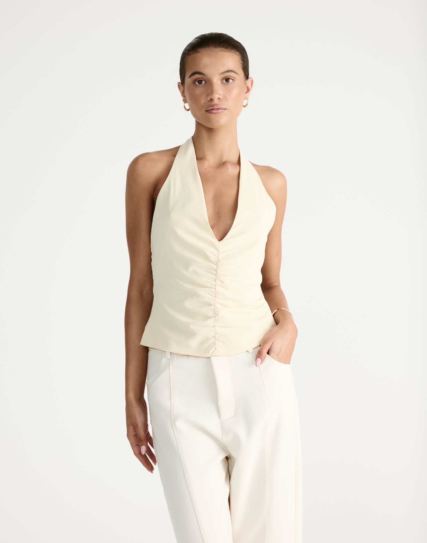 Shai Top (Butter) | CHARCOAL Exclusive - - Women's Top - Charcoal Clothing