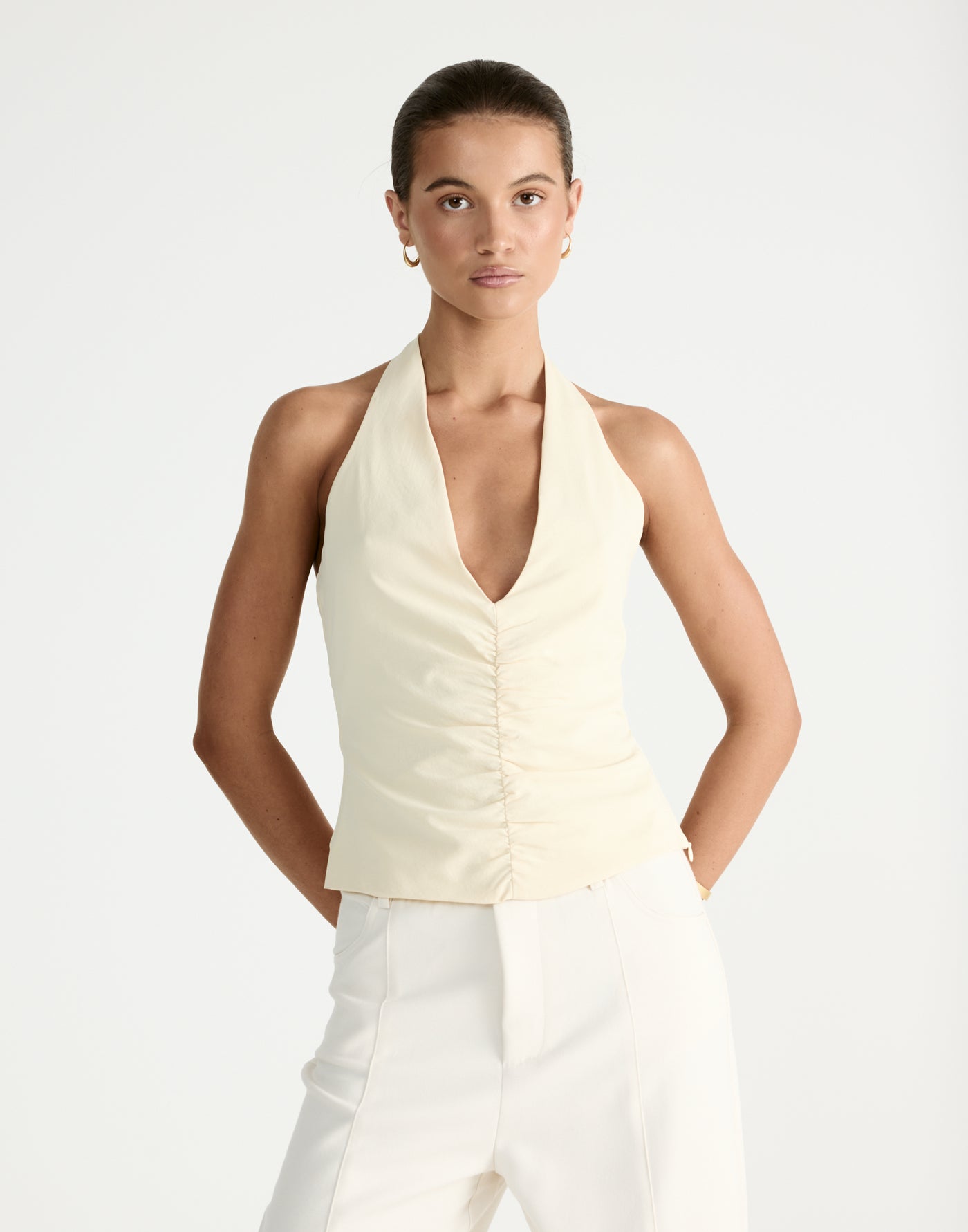 Shai Top (Butter) | CHARCOAL Exclusive - - Women's Top - Charcoal Clothing