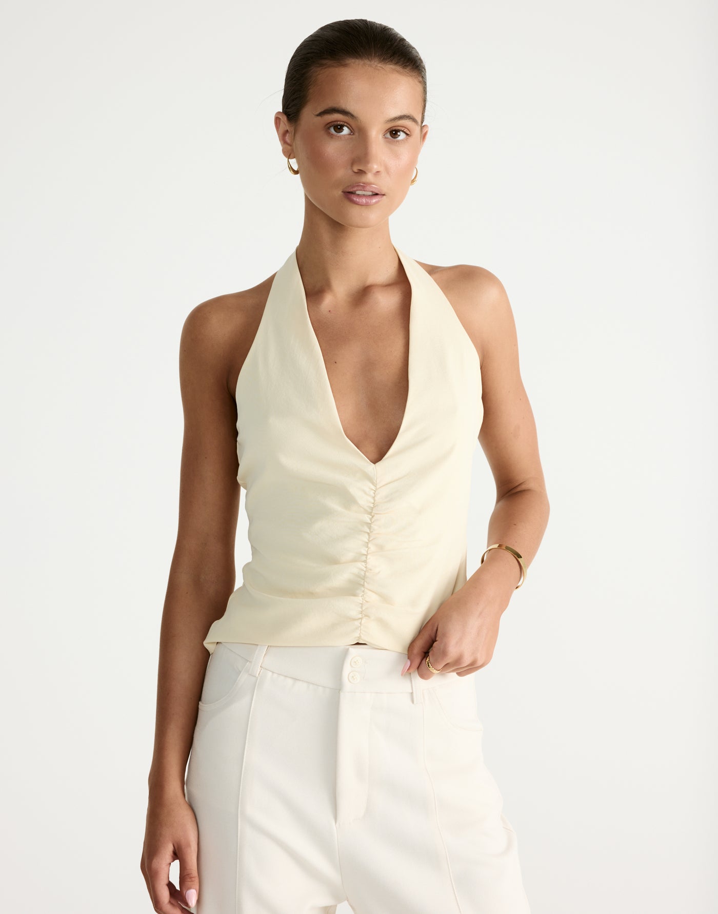 Shai Top (Butter) | CHARCOAL Exclusive - - Women's Top - Charcoal Clothing