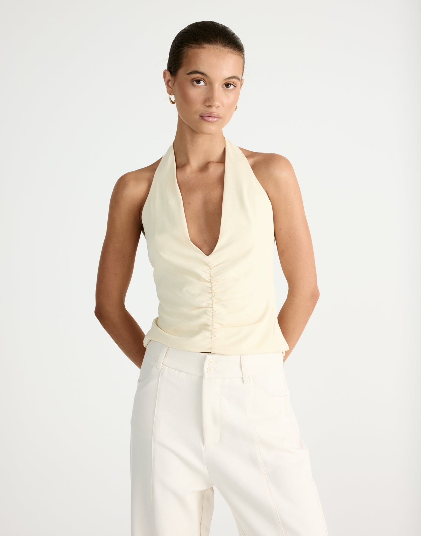 Shai Top (Butter) | CHARCOAL Exclusive - - Women's Top - Charcoal Clothing