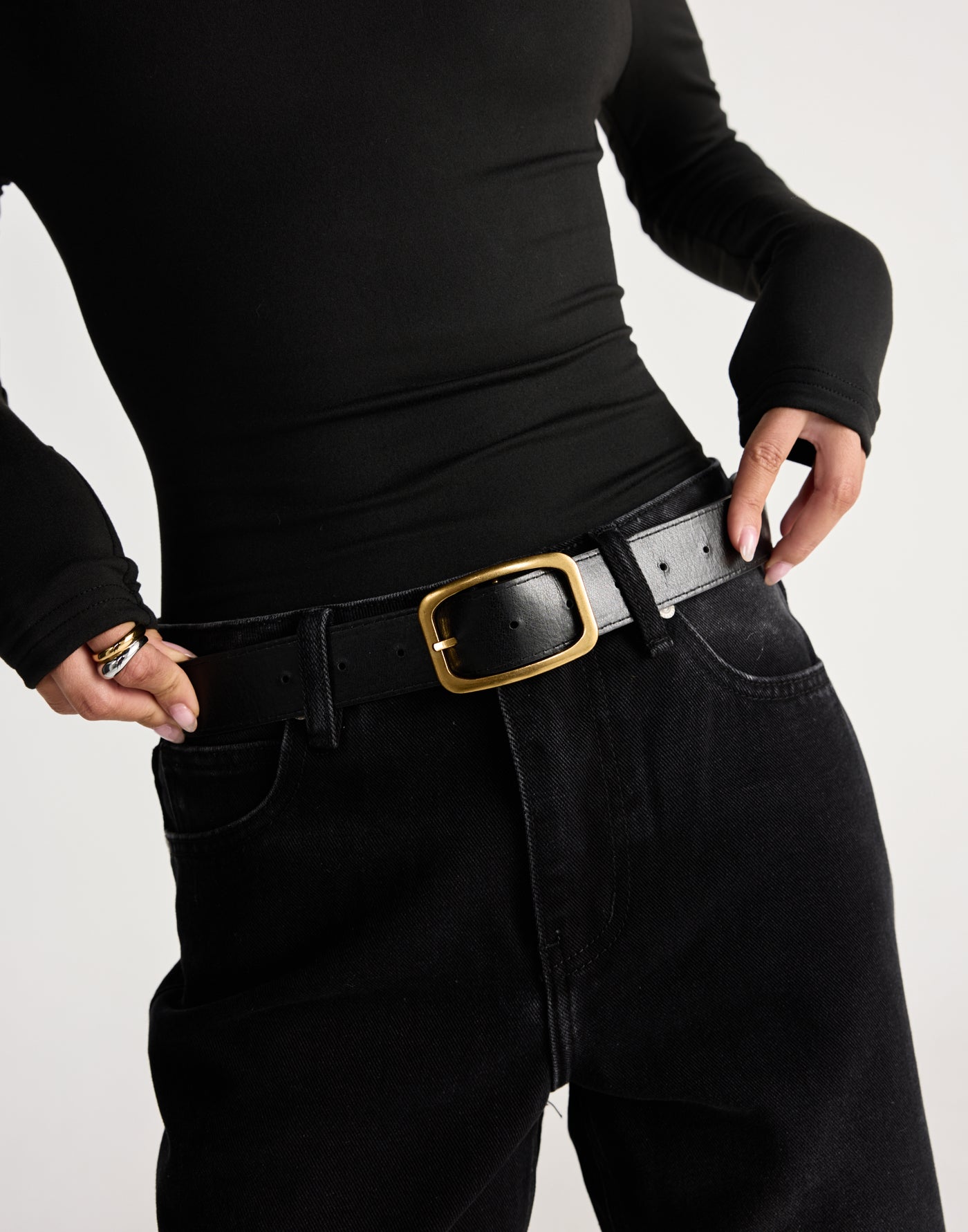 Nikki Belt (Black) - - Women's Accessories - Charcoal Clothing