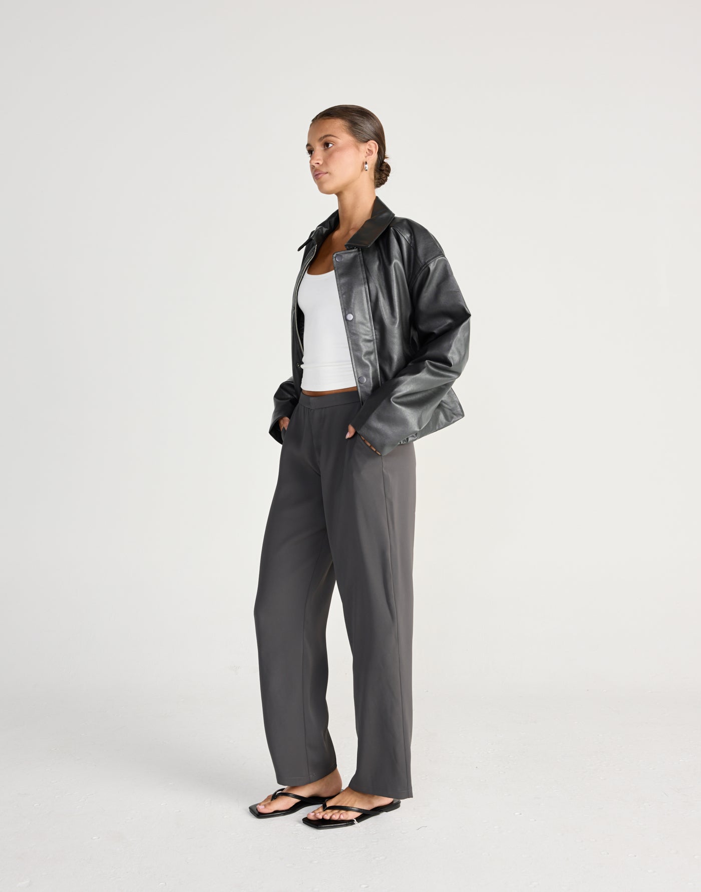  - Women's Pants - Charcoal Clothing
