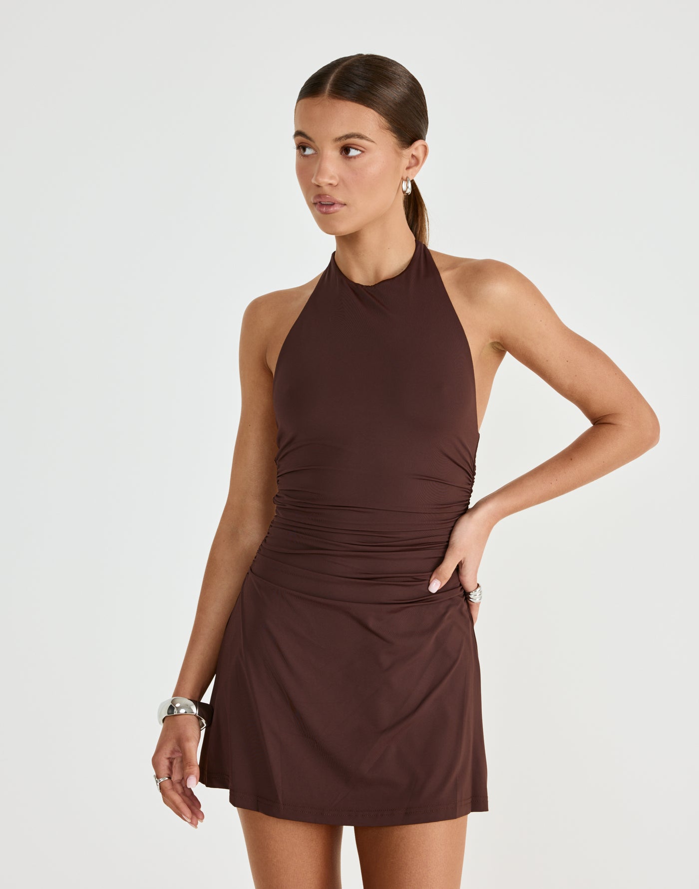  - Women's Dress - Charcoal Clothing