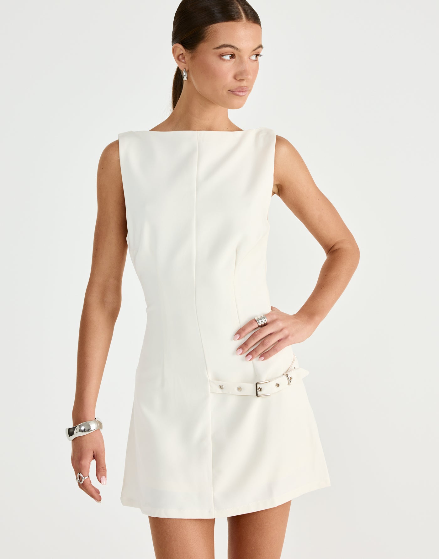  - Women's Dress - Charcoal Clothing