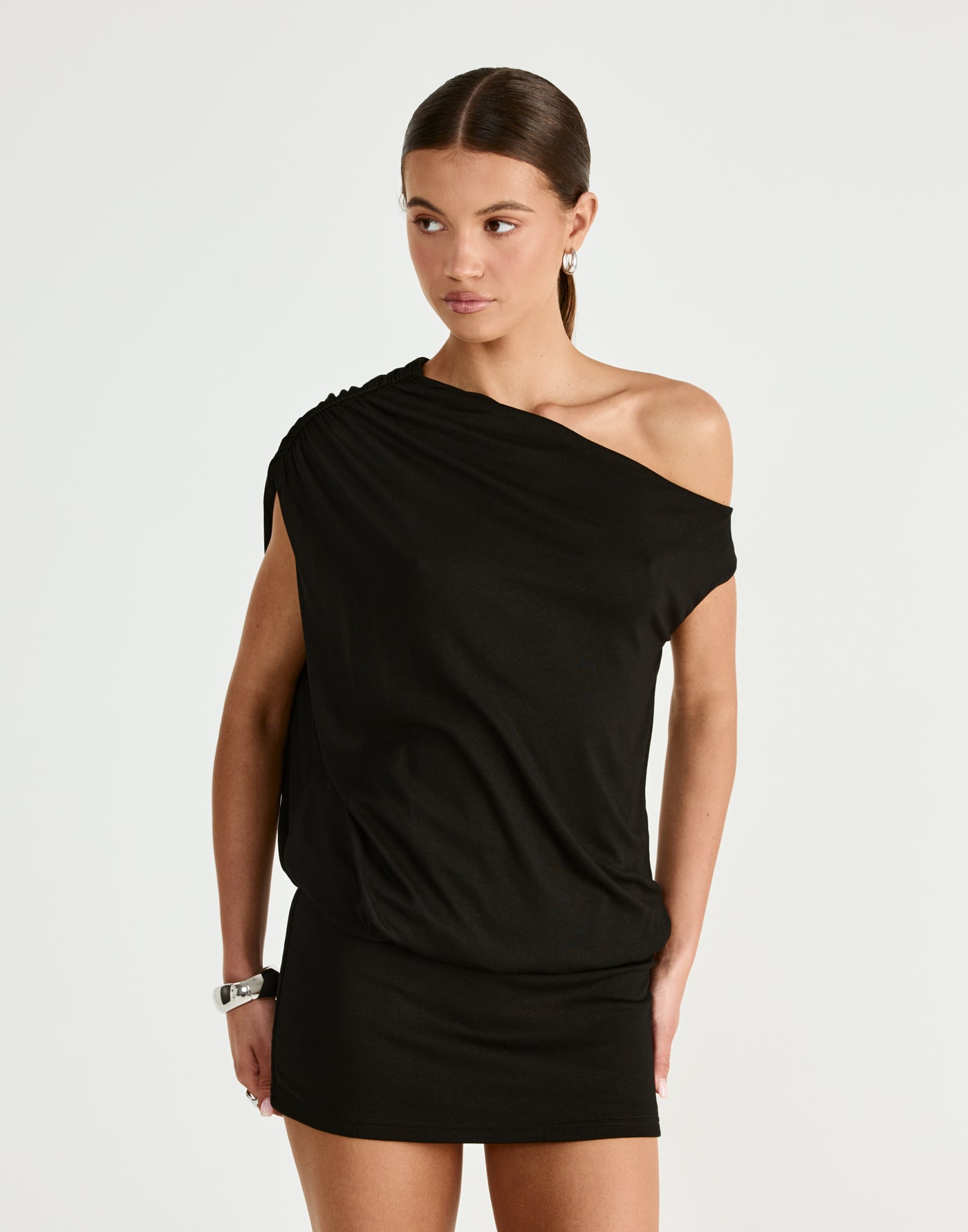  - Women's Dress - Charcoal Clothing
