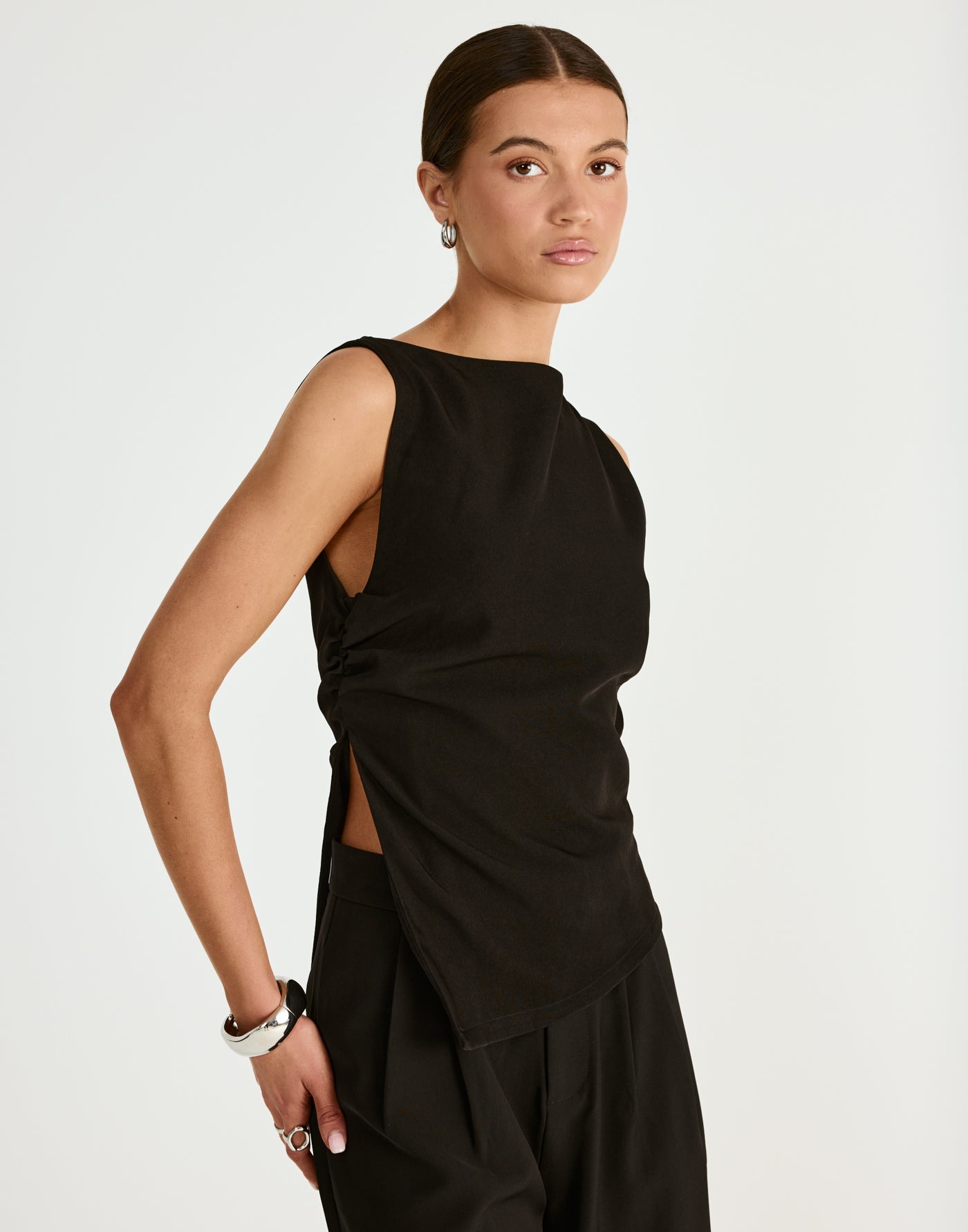  - Women's Top - Charcoal Clothing